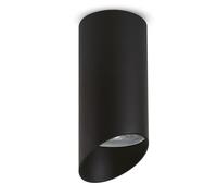Maclean Surface-Mounted luminaire, Tube, spot, Round, Aluminum, GU10, 55x130mm, MCE360 (Black)