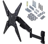 Maclean TV Wall Mount LCD LED Plasma Monitor Swivel Tiltable Gas Spring Up To 2