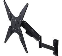 Maclean TV Wall Mount LCD LED Plasma Monitor Swivel Tiltable Gas Spring Up To 22