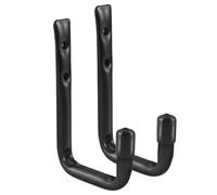 Maclean Wall Mount | Mount for Tires, Wheels, Ladders & Bicycles | Steel Construction with Rubber Coating | Load Capacity up to 22 kg | Storage