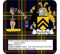 MacLellan Scottish Clan Scotland Square Fridge Magnet Fantastic Souvenir