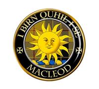 Macleod of Lewis I Birn Quhil I Se Scottish Clan Pin Badge