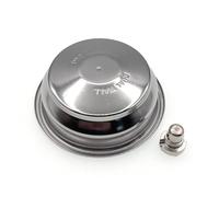MacMaxe Stainless Steel 'Perfect Crema' 2 Cups Filter Basket Pressurised with Pin for Gaggia Coffee Machines Non-Toxic, Durable, Precision-Engineered for Rich Crema