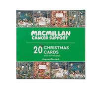 Macmillan Festive Forests Charity Christmas Cards - Pack of 20 Luxury and Eco-Friendly Christmas Cards. Boxed Multipack of 4 Seasonal Christmas Designs. 127x127mm Card Size.