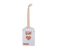 Macmillan Rose Gold Heart Charity Wedding Favour Badge (Pack of 10)