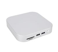 MacMini M4 Hub and Stand, MacMini Dock for Mac Mini M4 and M4 Pro 2024, with 10Gbps USB-A*3, M.2 SSDx2, Storage Memory Card 4.0 X2, 40Gbps Bandwidth, Dual PCIe 4.0 M.2 Slots (M47P)