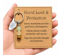 Macmoon Good Luck Gift Crystal Keyring, You’ve Got This Keychain Keepsake, Encouragement Charm for Friend, Her, Colleague, Exam, New Job, Driving Test or Graduation