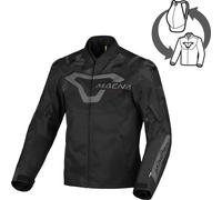 Macna Admyre waterproof Motorcycle Textile Jacket, black, size 3XL