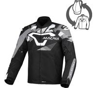 Motorcycle Jacket Man Macna Admyre Waterproof Black / White
