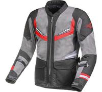 Macna Aerocon Motorcycle Textile Jacket, grey/black/red, size S