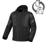 Macna Angle 2.0 waterproof Motorcycle Textile Jacket, black, size XL