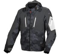 Macna Angle Camo waterproof Motorcycle Textile Jacket, black/grey, size XXL