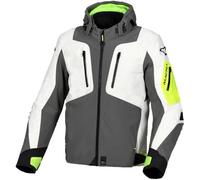 MACNA ANGLE textile jacket light grey-grey-fluo yellow M