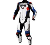 Macna Armadyl, leather suit 2pcs. perforated 52 Black/White