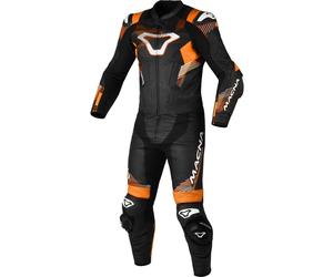 MACNA ARMADYL Lederkombi 2-teilig schwarz-orange-weiss 52