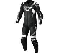 Macna Armadyl perforated One Piece Motorcycle Leather Suit, black/white, size 58