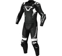 Macna Armadyl perforated Two Piece Motorcycle Leather Suit, black/white, size 60