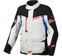 Macna Aspire waterproof Motorcycle Textile Jacket, light grey/black, size S