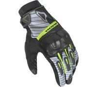 Macna Attila RTX Motorcycle Gloves, black-grey-yellow, size L for Men