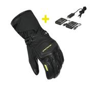 Macna Azra RTX Motorcycle Motorbike Heated Gloves With Kit Black
