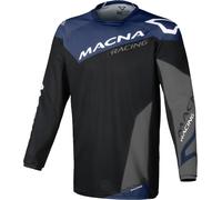 Macna Backyard-1 Motocross Jersey, black/grey/blue, size M