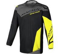 Macna Backyard-1 Motocross Jersey, black-grey-yellow, size XL for Men