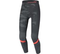 Macna Base Layer All-Season Functional Pants, black-grey-red, size L XL for Men