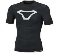 Macna Base Layer Summer Functional Shirt, black/grey, size L/XL