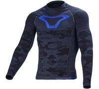 Macna Baselayer Functional Shirt, blue, size XXL/XXXL