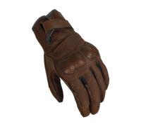 Macna Bold perforated Motorcycle Gloves, brown, size S for Men