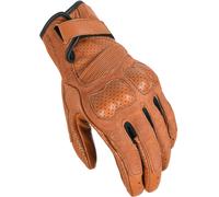 Macna Bold perforated Motorcycle Gloves, brown, size L for Men