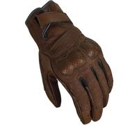 Macna Bold perforated Motorcycle Gloves, brown, size M for Men