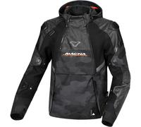 Macna Bradical Camo waterproof Motorcycle Textile Jacket, black-multicolored, size L for Men