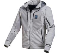 Macna Breeze Motorcycle Zip Hoodie, grey, size M for Men