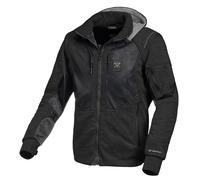Macna Breeze Motorcycle Zip Hoodie, black, size XS for Men