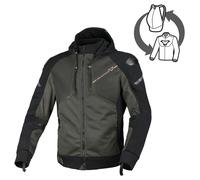 Macna Brero Men's Textile Jacket men Black/Green, L