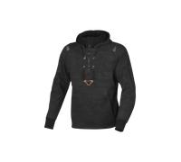 Macna Motorcycle Hoodie Byron – Black/Grey Camo – M (Men)