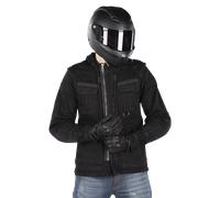 Macna Combat Motorcycle Textile Jacket, black, size 2XL for Men
