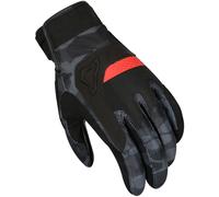 Macna Congra Camo Motorcycle Gloves, black-grey-red, size 2XL for Men