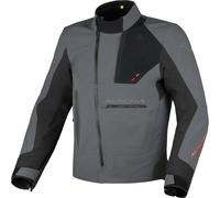 Macna Corvit waterproof Motorcycle Textile Jacket, black-grey, size XL for Men