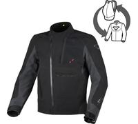 Macna Corvit, textile jacket waterproof S Black
