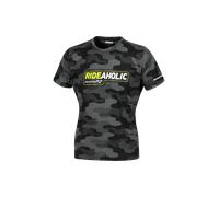 Macna Dazzle Rideaholic T-Shirt Women Black/Grey/Fluo YellowXS Black,Grey,Fluo Yellow