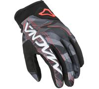 Macna Decode Motorcycle Gloves, black-white-red, size L for Men