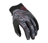 Macna Decode Ladies Motorcycle Gloves, black-red, size L for Women