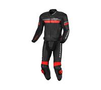 MACNA DIABRO 2-piece leather suit black-red 52