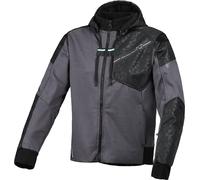 Macna Distec Ladies Motorcycle Textile Jacket, black-grey, size 2XL for Women