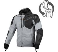 Macna Distec Motorcycle Textile Jacket, grey/black, size 2XL
