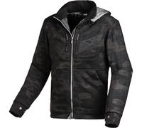 Macna District Camo Motorcycle Textile Jacket, black/camouflage, size S
