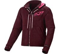 Macna District Ladies Motorcycle Textile Jacket, red, size M for Women