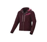 Macna District Ladies Motorcycle Textile Jacket, red, size L for Women